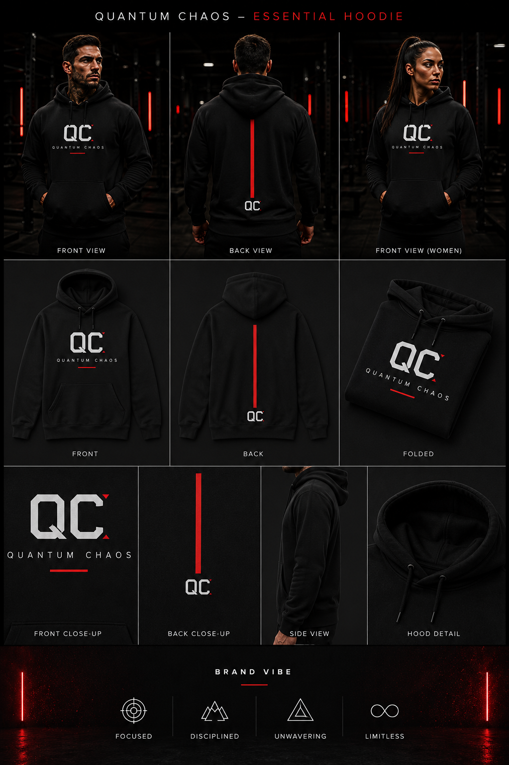 Quantum Chaos™ Essential Hoodie