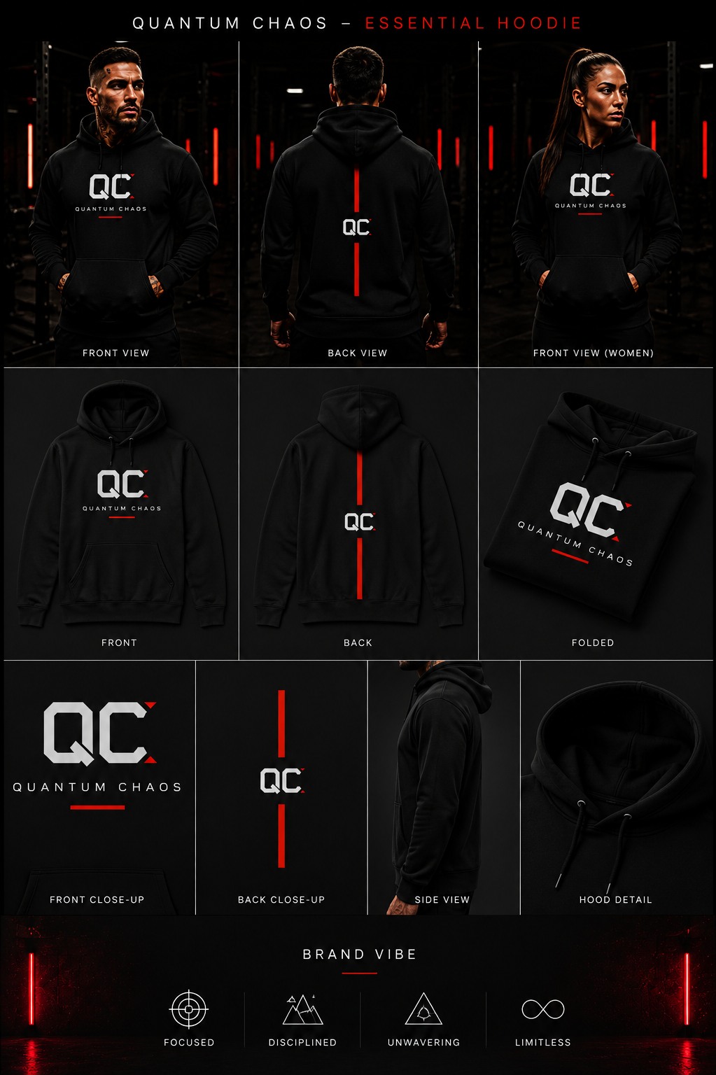 Quantum Chaos™ Essential Hoodie
