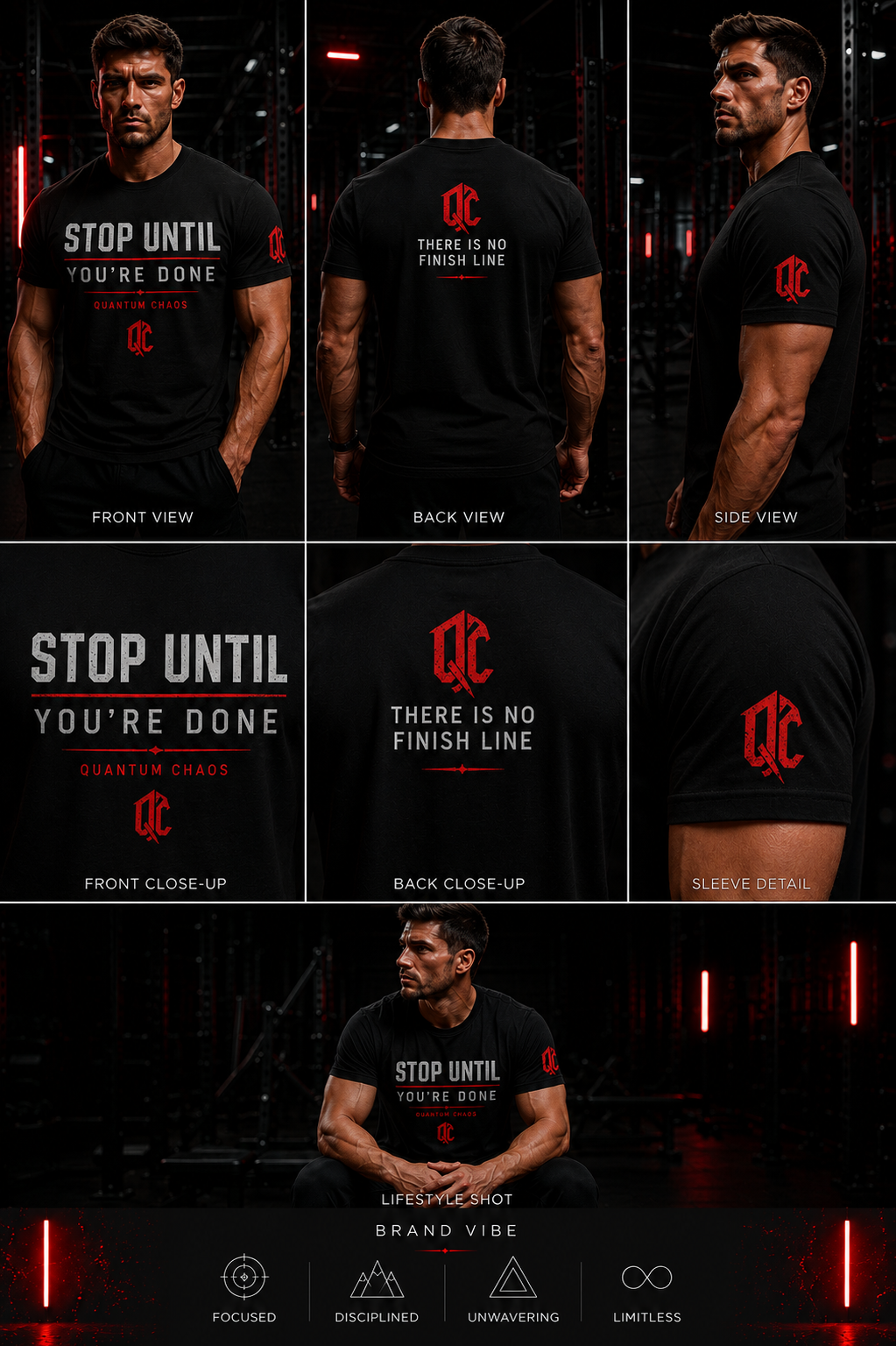 Stop Until You're Done™ Performance Tee